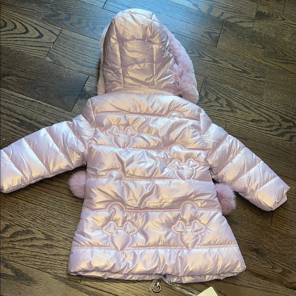 Serty Koop Lilac Puffer Coat with Faux Fur 12 months fashion jacket purple NWT - Picture 10 of 11